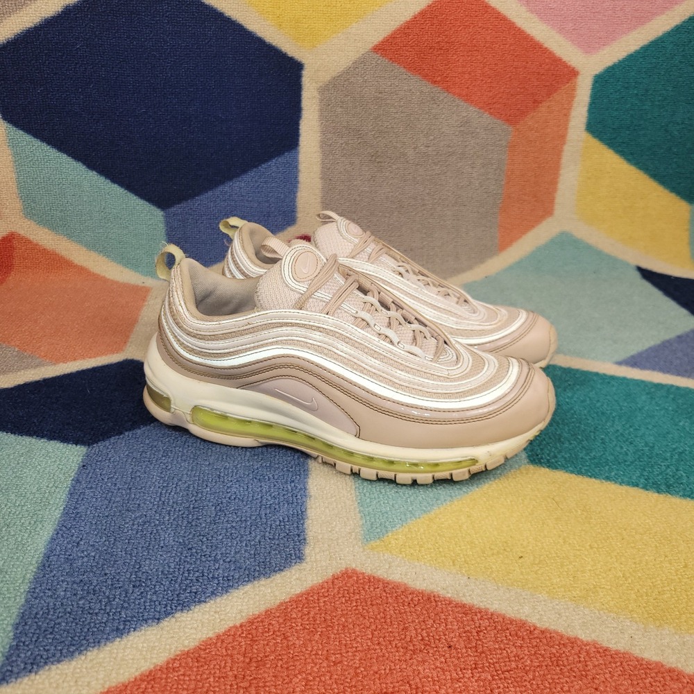 Nike Air Max 97 Womens Sneakers Light Bone Pale Pink‎ Size 9